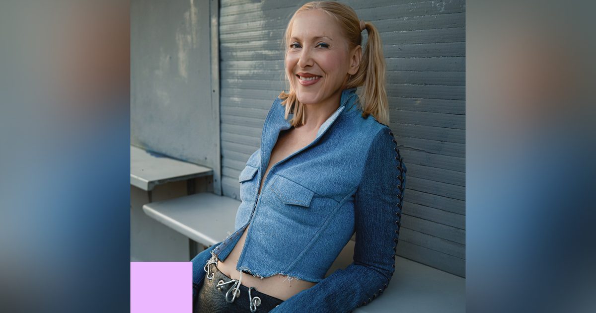Ellen Allien photographed during the New Life album era