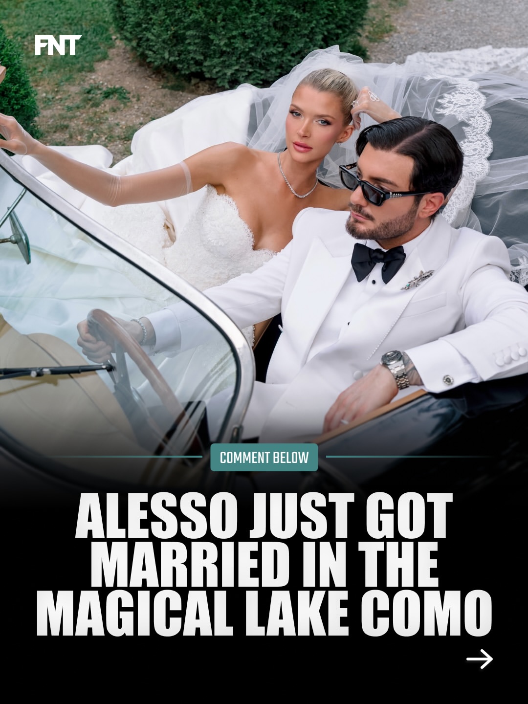 Fresh New Tunes post about Alesso's Lake Como wedding
