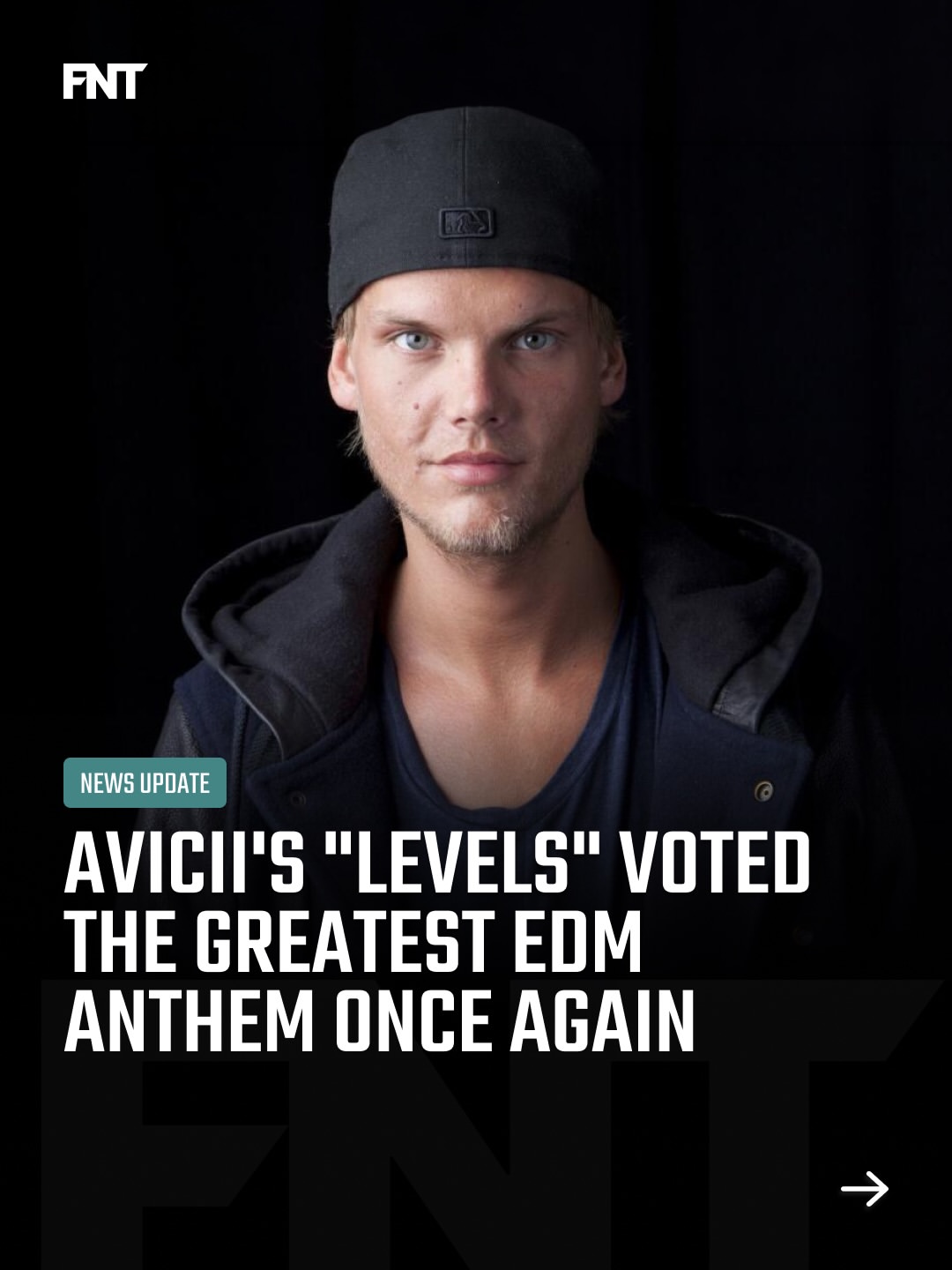Fresh New Tunes post celebrating Avicii's Levels as a defining EDM anthem