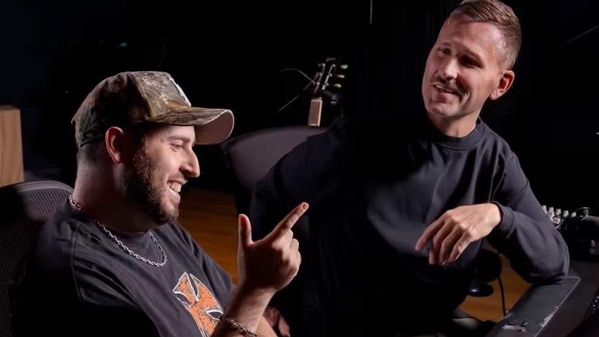 Kaskade and Wooli together in the studio during the Hear Me Now sessions